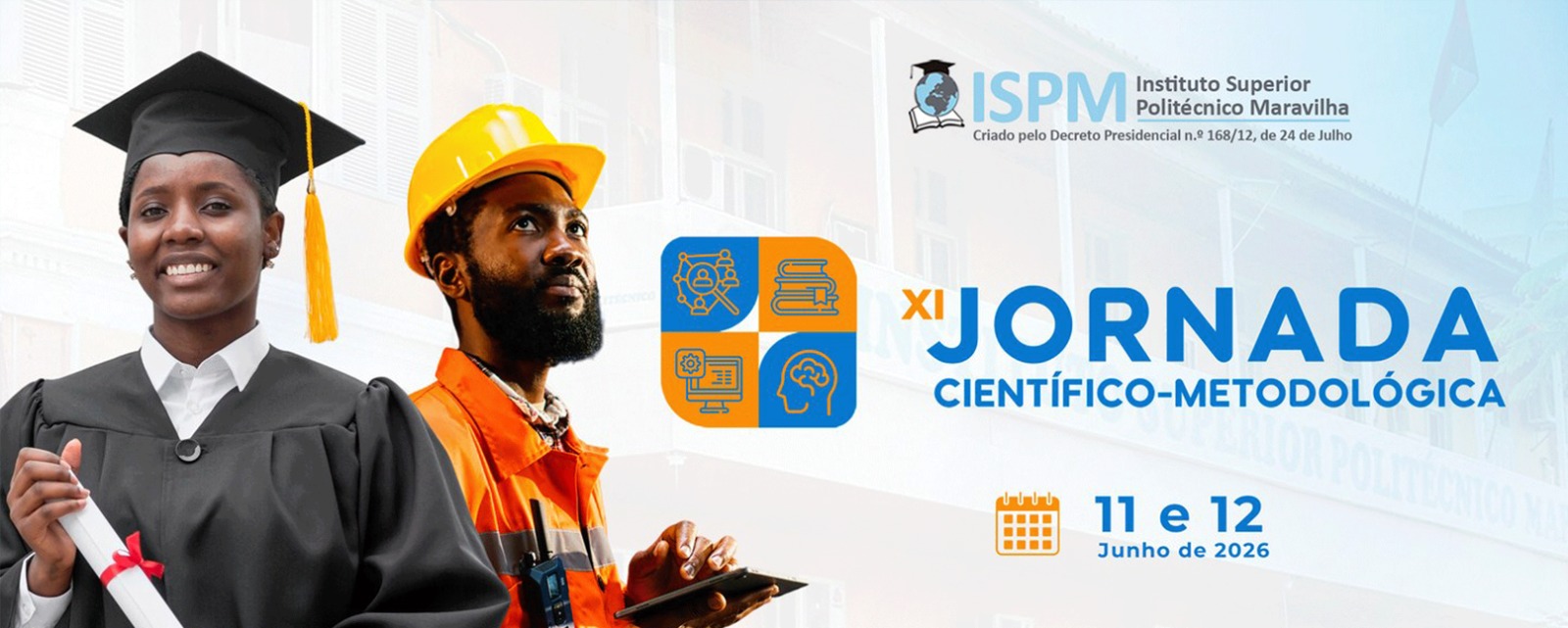 XI Jornada Científico-Metodológica — ISPM · 11 e 12 de Junho de 2026